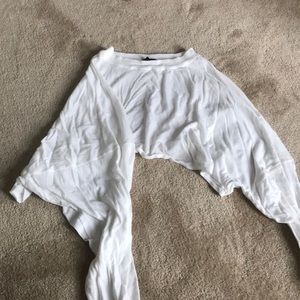 Urban outfitters long sleeve crop top